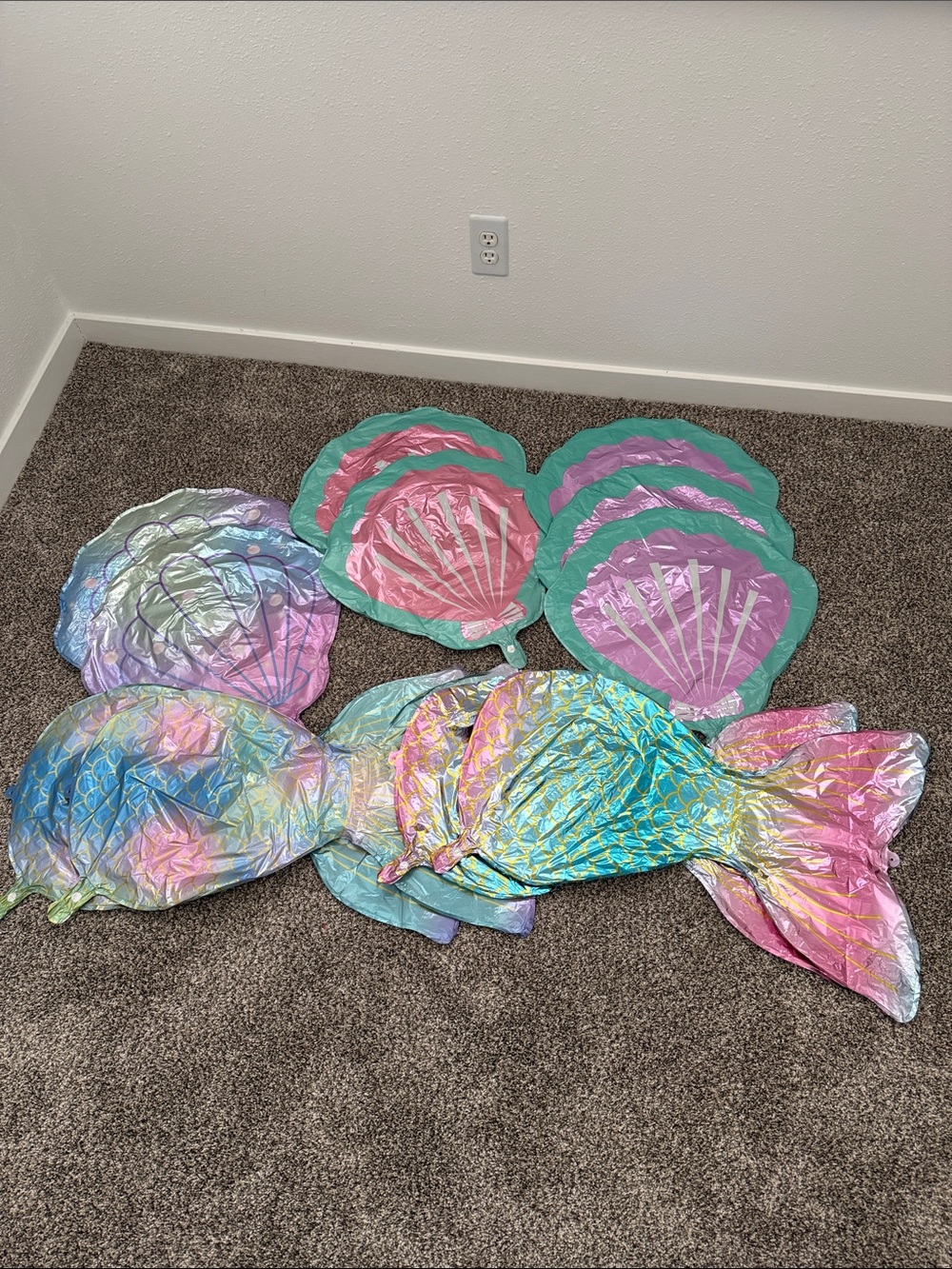 11 Foil Mermaid Balloons